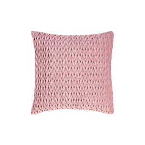 Lyngrosa putetrekk i velur 45 x 45 cm på hvit bakgrunn