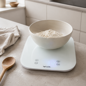 Digital kjøkkenvekt vanntett 14 kg i glass