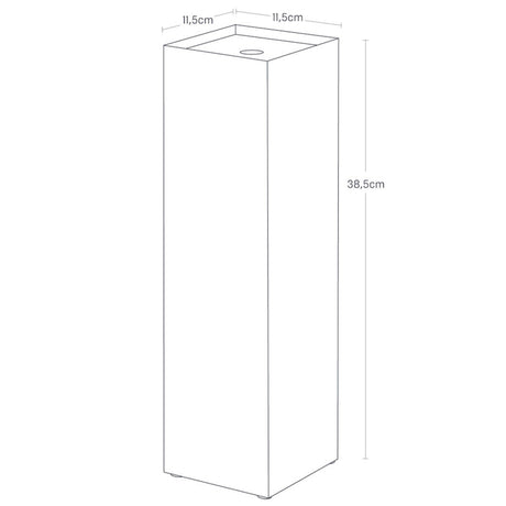 Diskré oppbevaringsløsning for et ryddig bad.