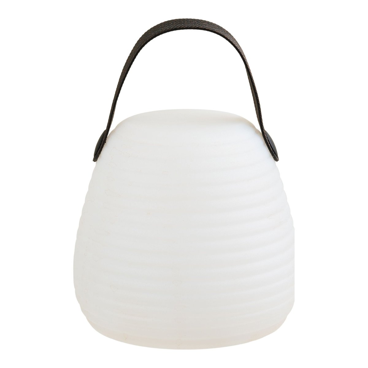 Derry LED lampe hvit 13 cm, oppladbar - Lindas Dekor