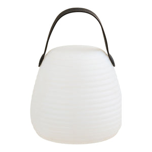 Derry LED lampe hvit 13 cm, oppladbar - Lindas Dekor