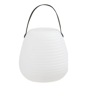 Derry LED lampe hvit 21 cm, oppladbar - Lindas Dekor