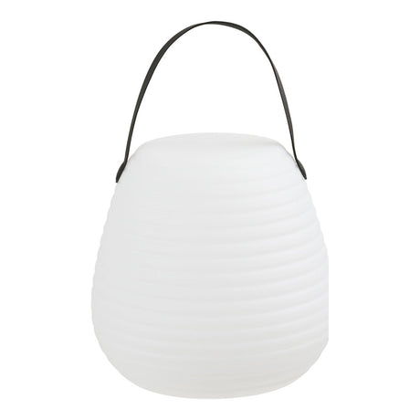 Derry LED lampe hvit 21 cm, oppladbar - Lindas Dekor