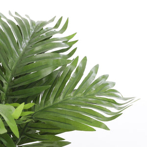 Areca palme kunstig grønn med potte 80 cm - Lindas Dekor
