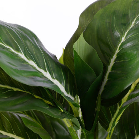 Evergreen kunstig plante grønn grå 49 cm med potte - Lindas Dekor