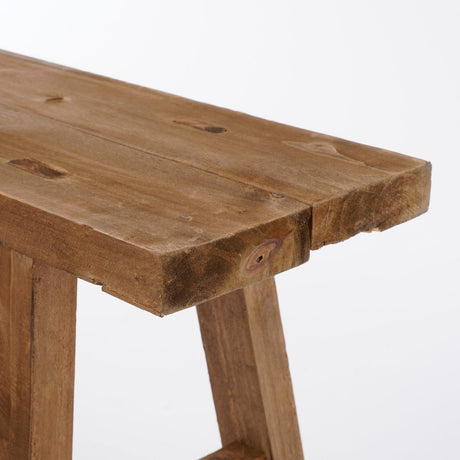 Bold benk stor i tre natur 108 cm - Lindas Dekor