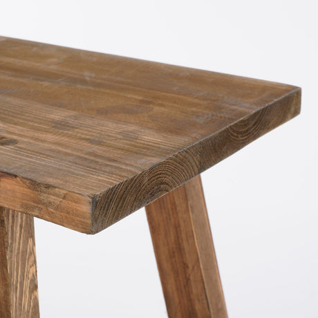 Bold benk liten i tre natur 80 cm - Lindas Dekor