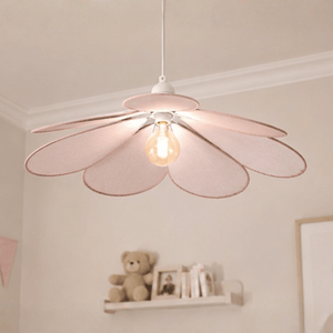 Taklampe kronblad rosa 64 cm