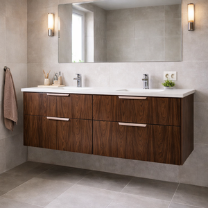 Walnut Deep kontaktplast – mørk valnøtt trefolie til kjøkkenfronter og benkeplate