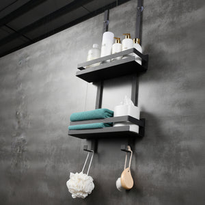 Dusjhylle, sort metall