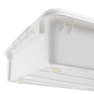 Oppbevaringsboks med hjul og solid konstruksjon