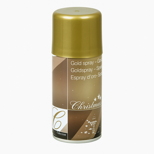 Dekorativ gullspray i boks – 150 ml til grener, kongler og julekranser.