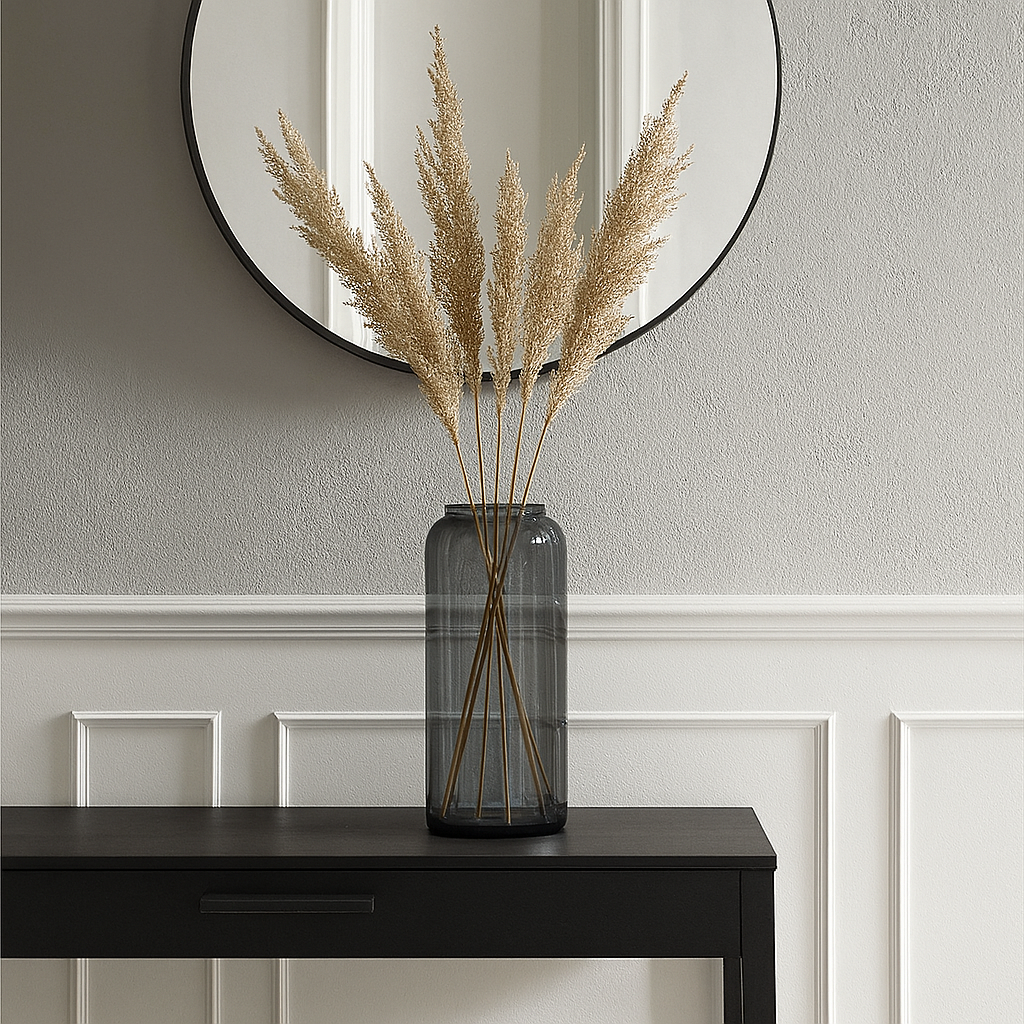 Vase i glass, 40 cm