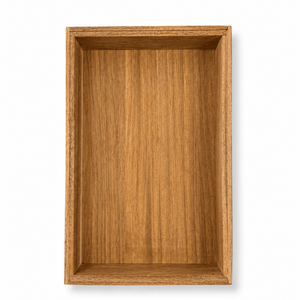Stabelbar organiseringsbrett i tre/akasie 23,5 x 15 x 5 cm - Lindas Dekor Oppbevaringshylle