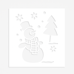 Julesjablonger 30 x 50 cm