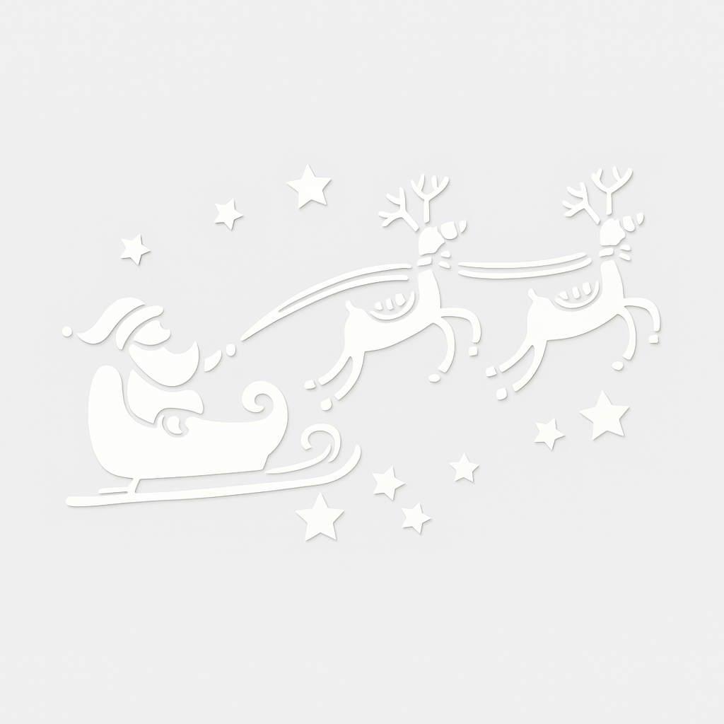 Julesjablonger 30 x 50 cm