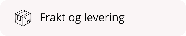 Kundesenter frakt og levering ikon meny