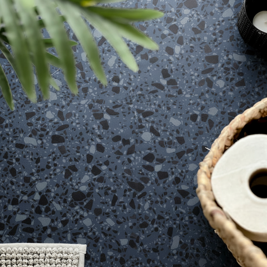 Lisboa Terazzo Blå selvklebende fliser