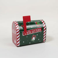 Postkasse til nisse grønn, stor