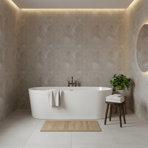 Premium Limewash beige kontaktplast - Lindas Dekor