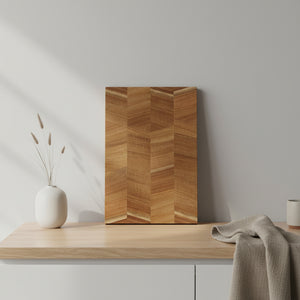 Skjærefjøl akasietre fiskebein 30 x 25 cm