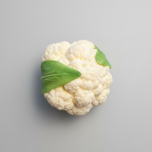 Mr. Plant Blomkål i grønnsaksfat - dekorativ kunstgrønnsak for kjøkken og matfotografering