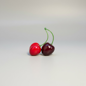 Mr. Plant Kirsebær detalj - kunstige kirsebær med autentisk overflate og naturlige fargenyanser