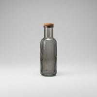 Glassflaske antrasitt 1 Liter 28 cm