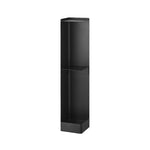 Toalettpapirholder med hjul sort 80,5 cm