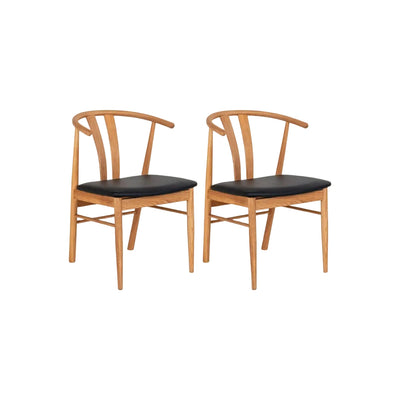 2 - pk Artenara spisestol oak veneer - Lindas Dekor