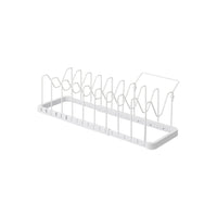 Justerbar lokk- og panneholder hvit