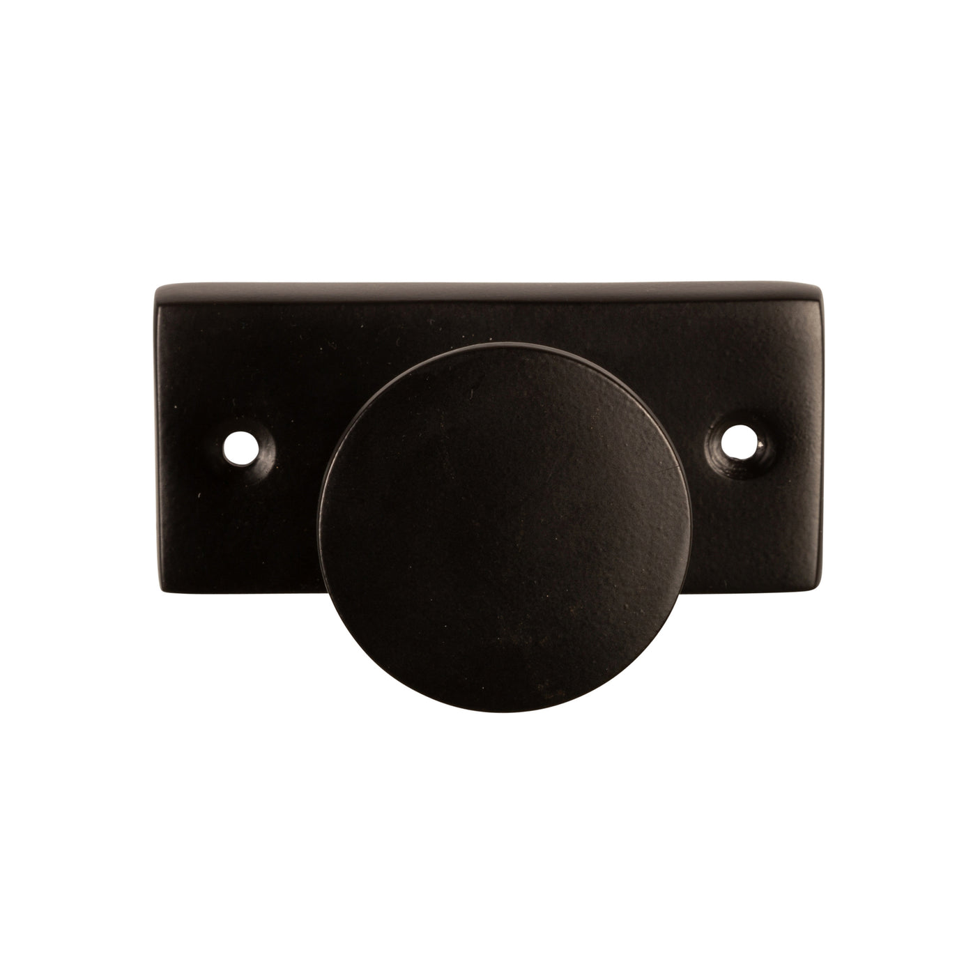 Knagg i sort metall på hvit bakgrunn