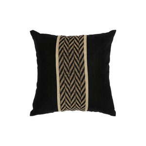 Svart putetrekk Leo 50 × 50 cm fra Halvor Bakke