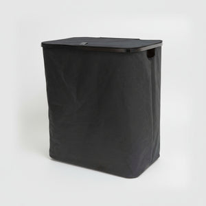 Halvor Bakke Gio skittentøyskurv sort i polyester