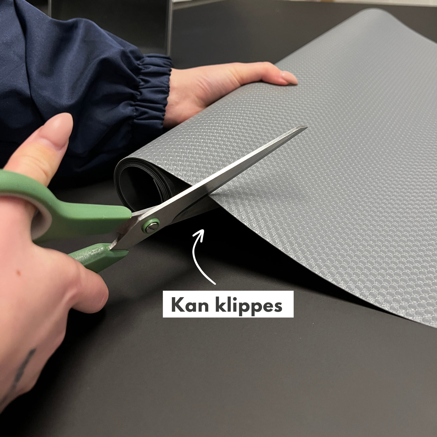 Skuffeinnlegg antiskli, grå