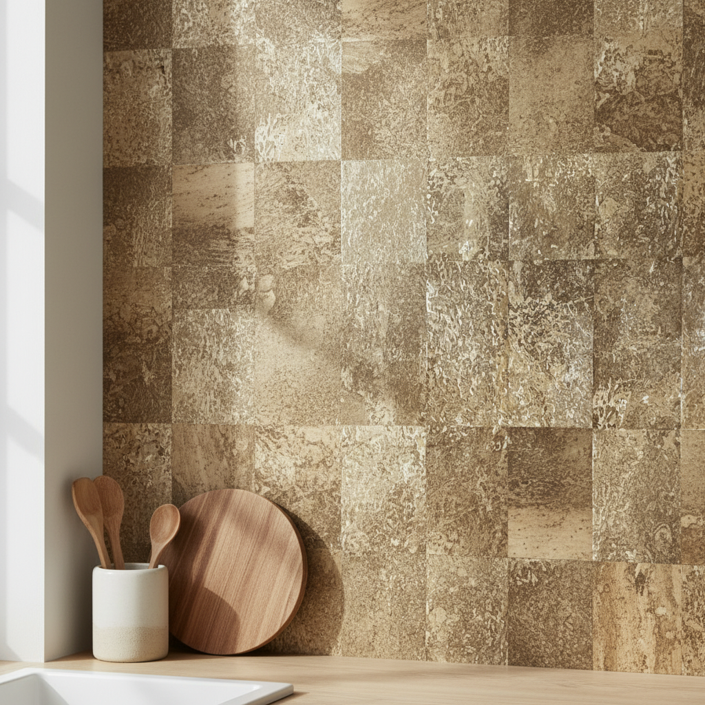 Vareprøve: Rusty gold kontaktplast