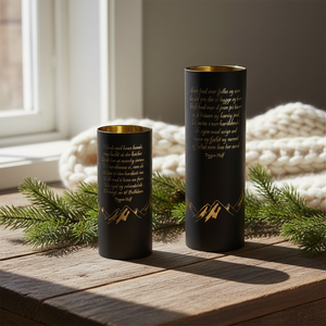 Nordnorsk LED-Lyslykter matt sort