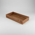 Stapelbar organiseringbricka i trä/akacia 30 x 15 x 5 cm