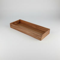 Stablebar organiseringsbrett i tre/akasie 37,5 x 15 x 5 cm