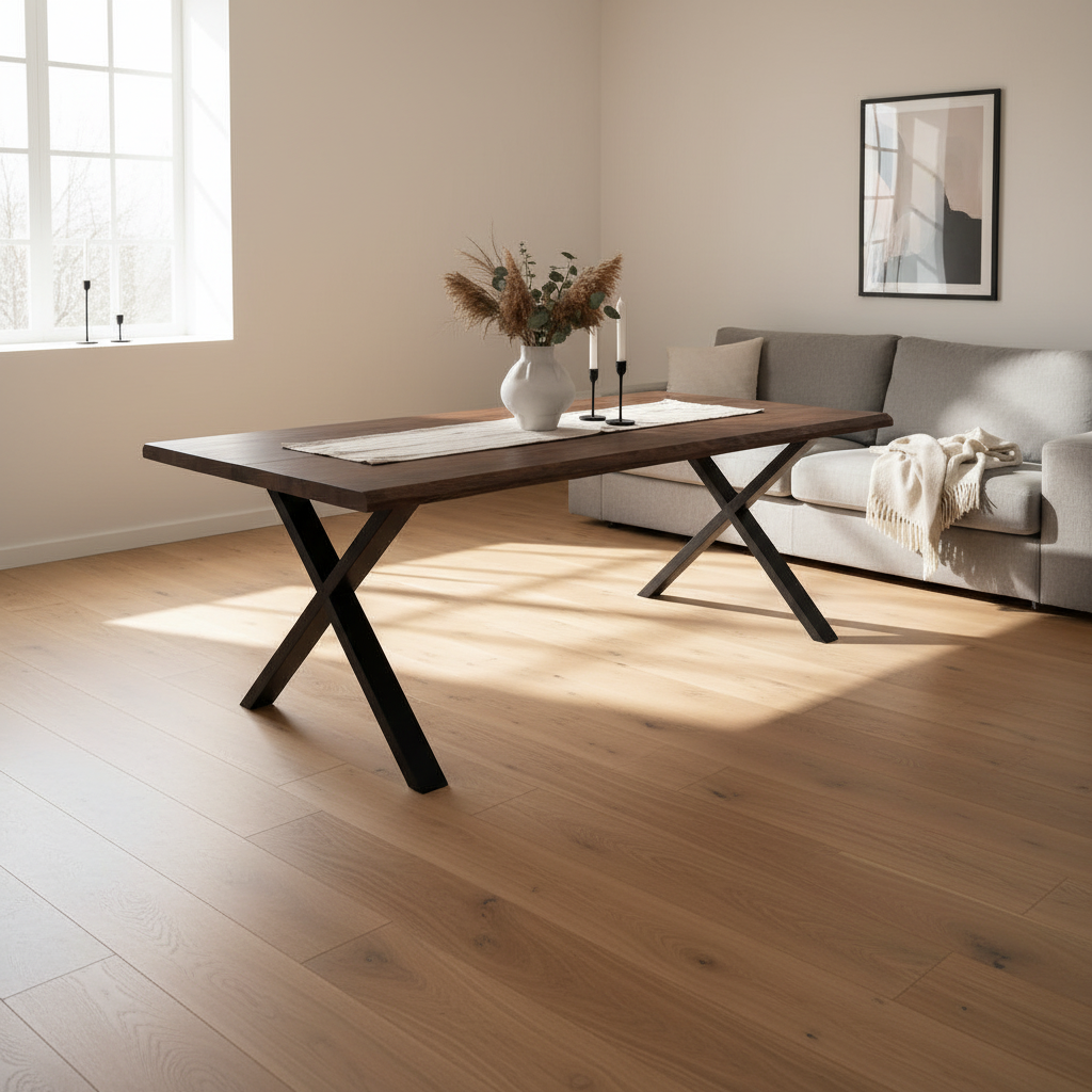 Toulon spisebord røkt eik 240 cm