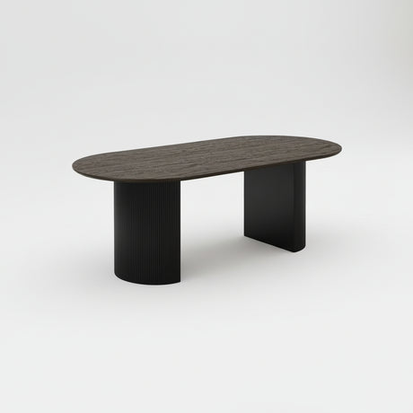 "Kvadratisk bilde av Boavista spisebord mørk brun 210 cm"
