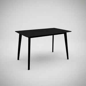 Kvadratisk produktbilde av Vojens spisebord svart 70x120 cm