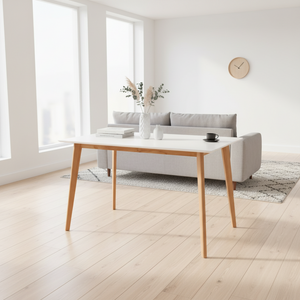 Vojens spisebord hvit natur 120 cm