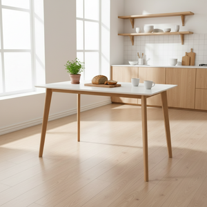 Vojens spisebord hvit natur 120 cm