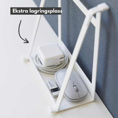 Stativ for laptop/nettbrett hvit - Lindas Dekor