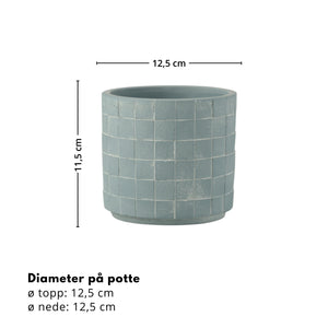 Fjord mosaikk potte ø 10,5 cm