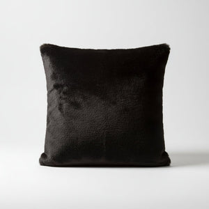 Putetrekk pels sort 50 x 50 cm - Lindas Dekor