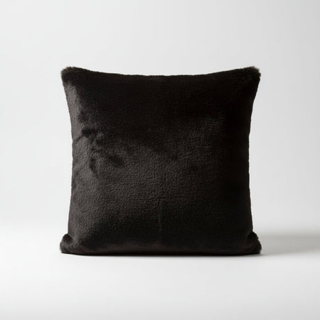Putetrekk pels sort 50 x 50 cm - Lindas Dekor