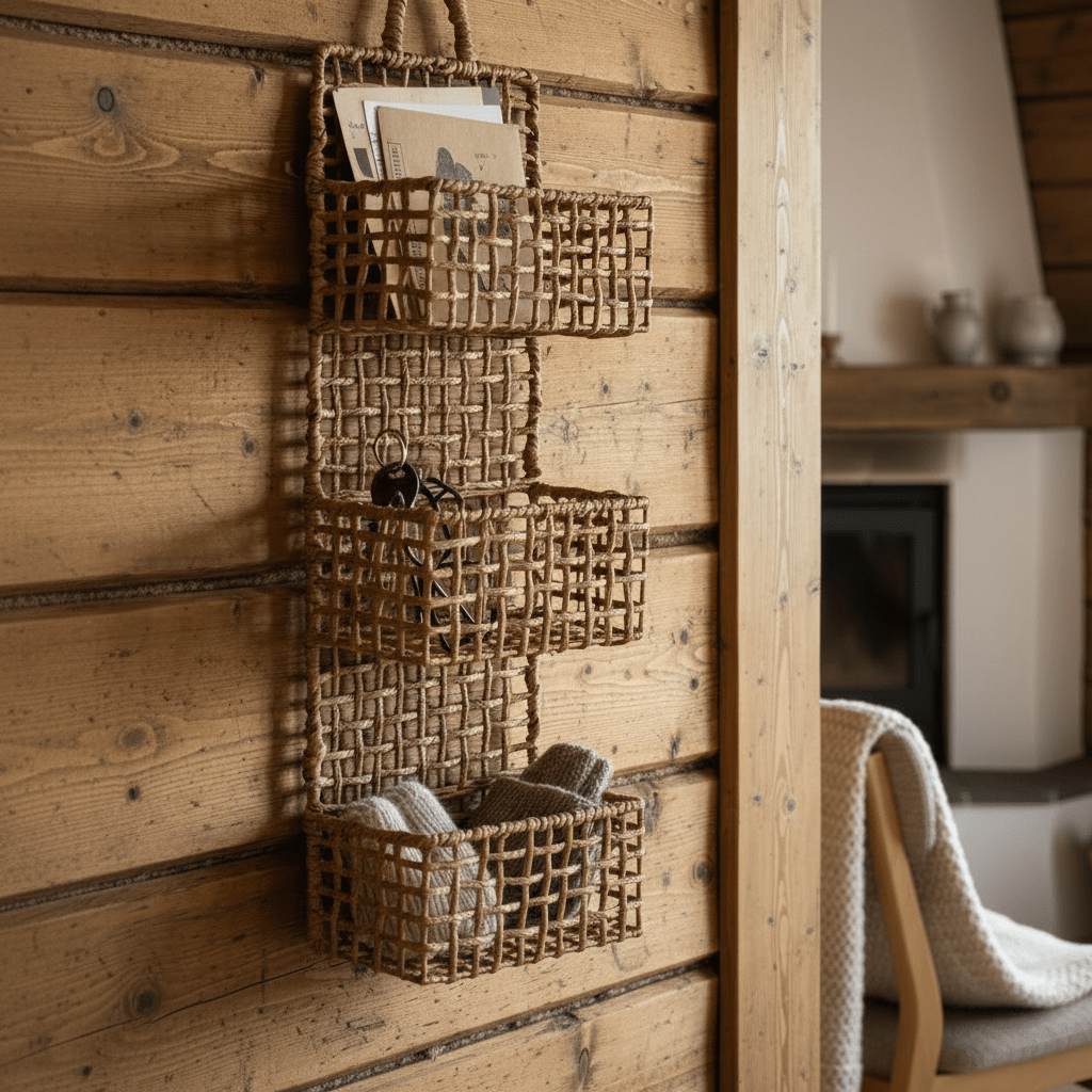 Sines vegghylle natur 25 x 15 x 70 cm - Lindas Dekor Hylle