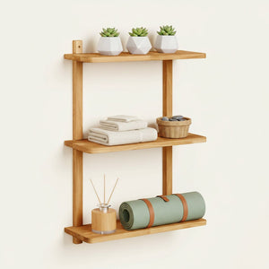 Townsville vegghylle eik 20 x 50 x 75 cm - Lindas Dekor